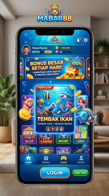 Layar utama mabar88 — antarmuka bersih setelah instalasi
